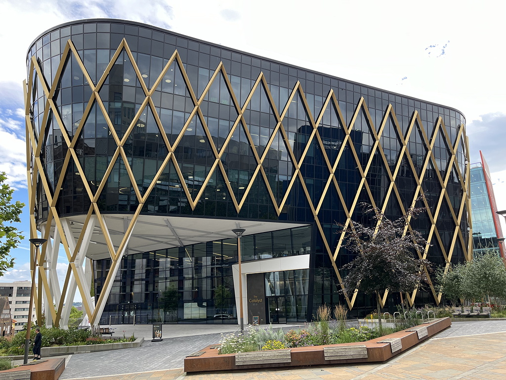 The Catalyst innovation centre building in Newcastle